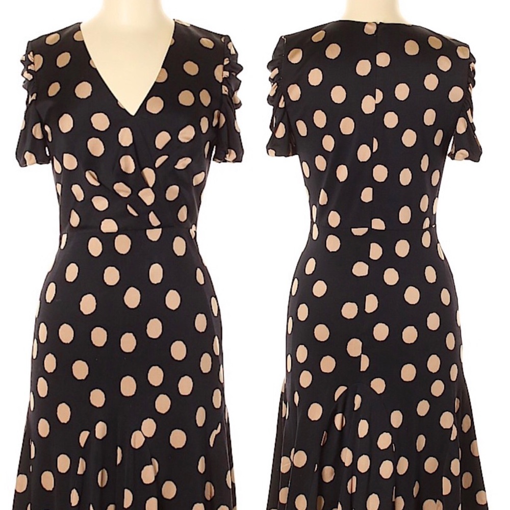 Kay Unger Polka Dot Casual Dress Size 4